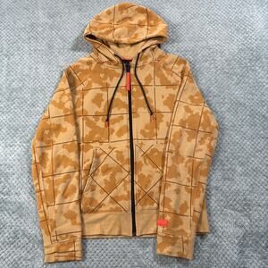 Nike LeBron James Strive For Greatness Club Gold Camo Hoodie Sz M